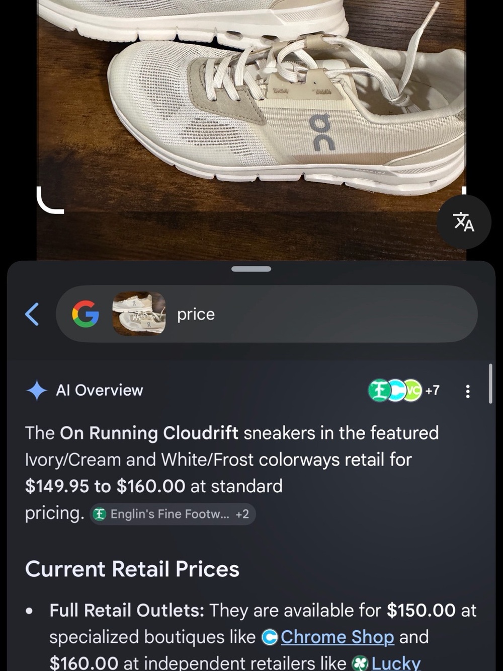 W7.5 - On Cloud Cloudrift in White and Cream - Picture 6 of 7